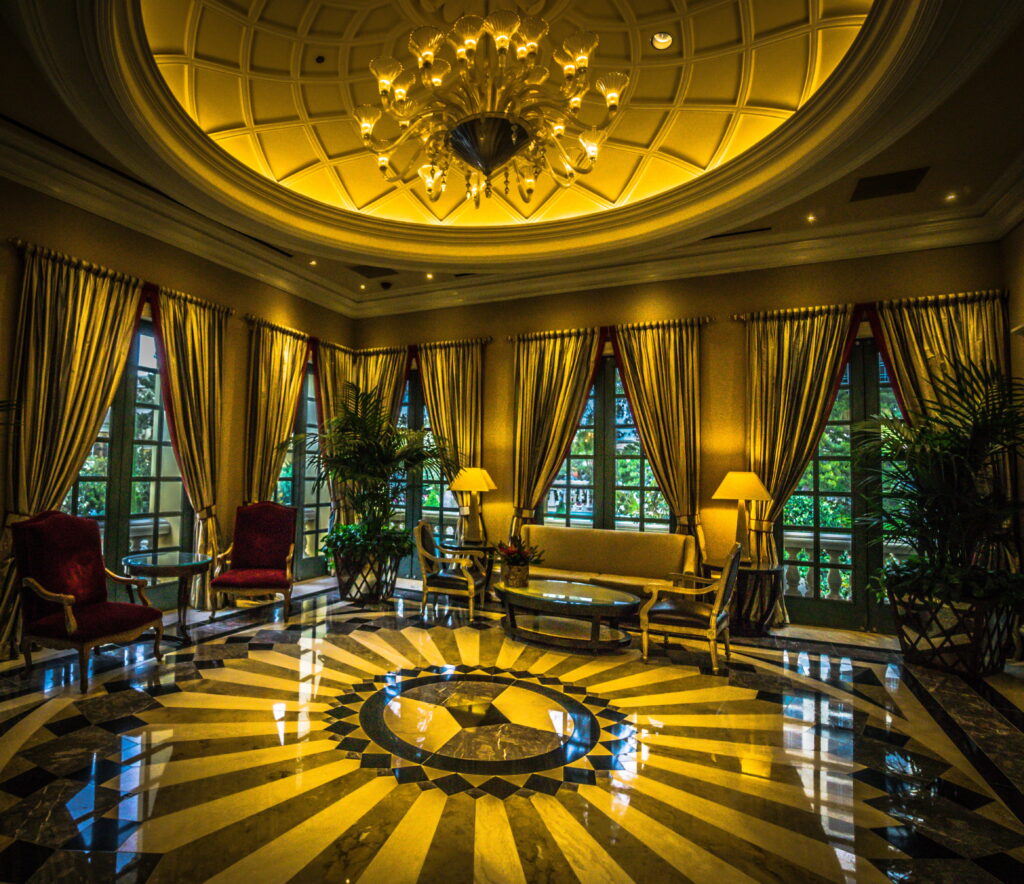 Inside the Bellagio Hotel and Casino 